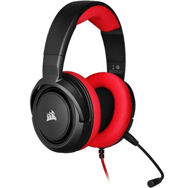 Headsets Corsair HS35 alambrico para PC XBox PS4 Red