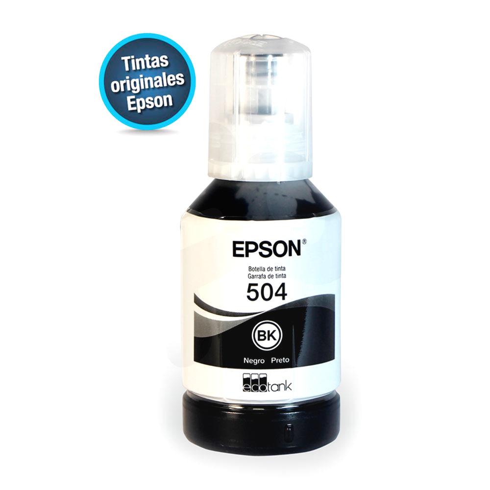 SUM0177 Tinta Epson Negro T504120-AL para impresora EcoTank 126ml