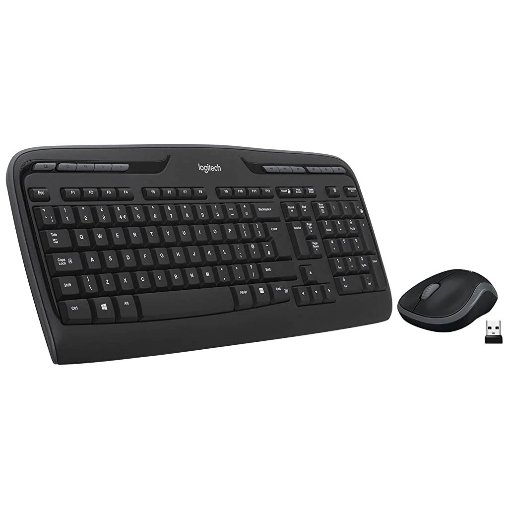 TEC0385 Combo Logitech MK320: Teclado y mouse inalambricos - (920-002836)