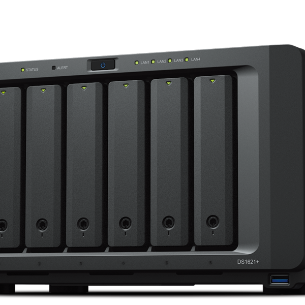Servidor Nas Synology Diskstation Ds1621+ 6-Bahias Sata - Ram 4gb