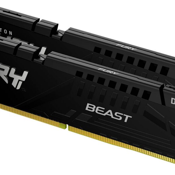 Memoria RAM DDR5 Kingston Fury Beast 16GB DDR5 4800MHz CL38 BLACK - (KF548C38BBK2/32)