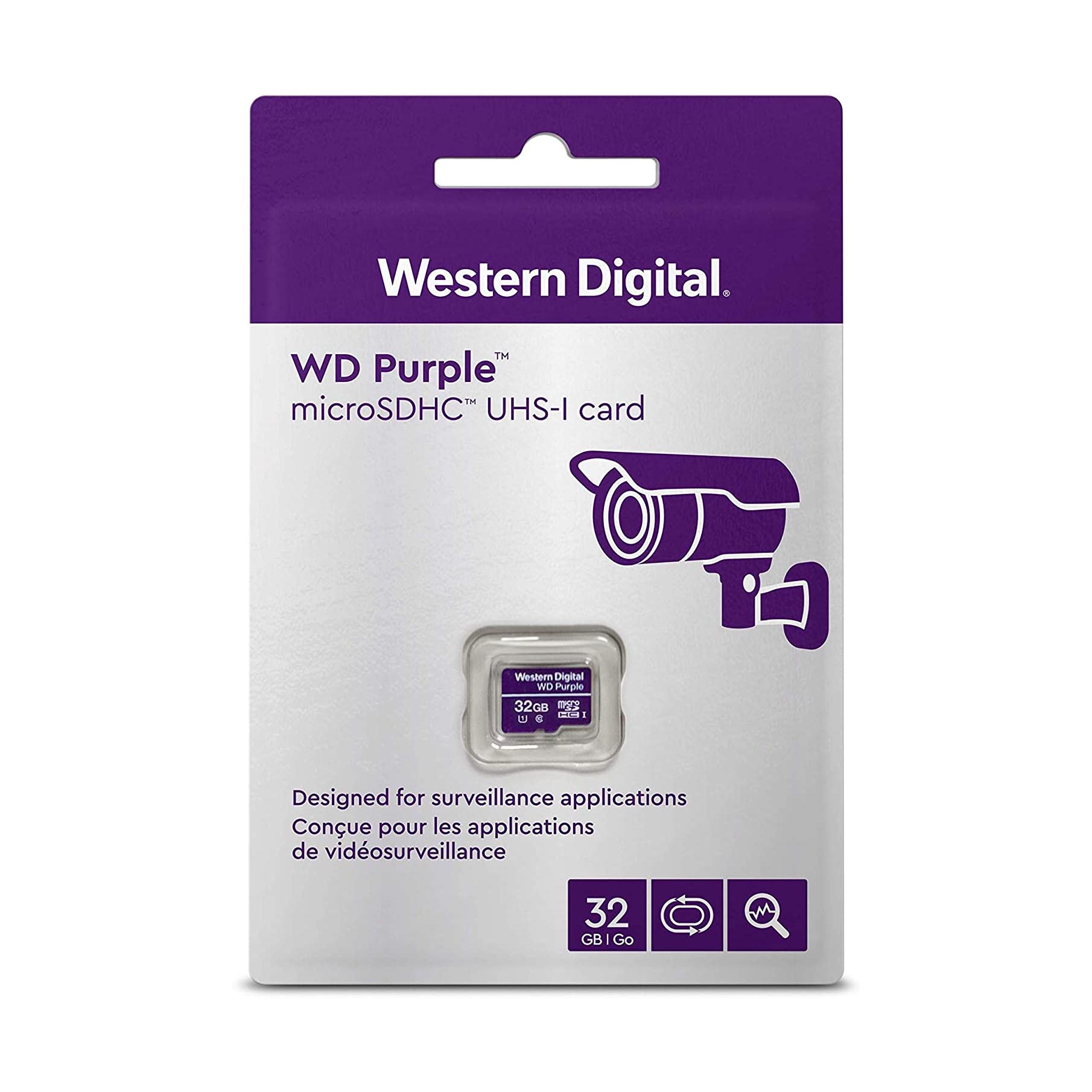MEM0109 Micro SD 32GB WD Purple - (WDD032G1P0C-85AEL0)