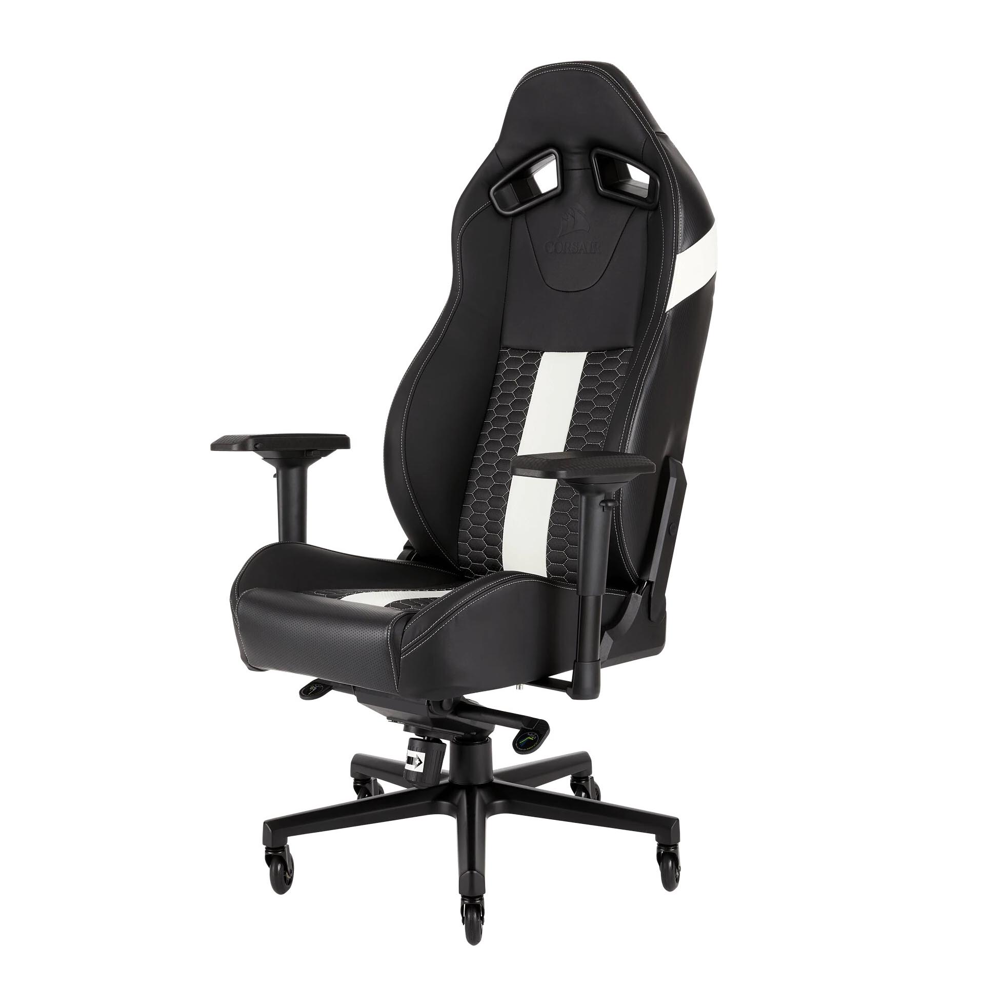 SIL0005 Silla Gamer Corsair T2 Road Warrior Black/White