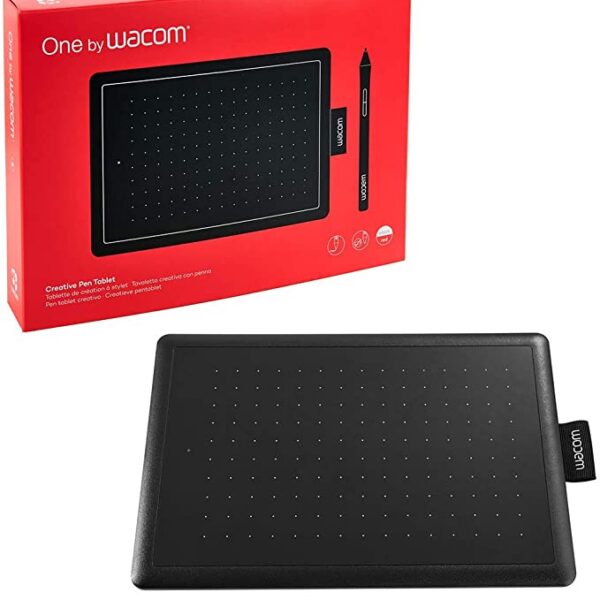 Tableta digitalizadora One By Wacom Black/Red (CTL472K1A)