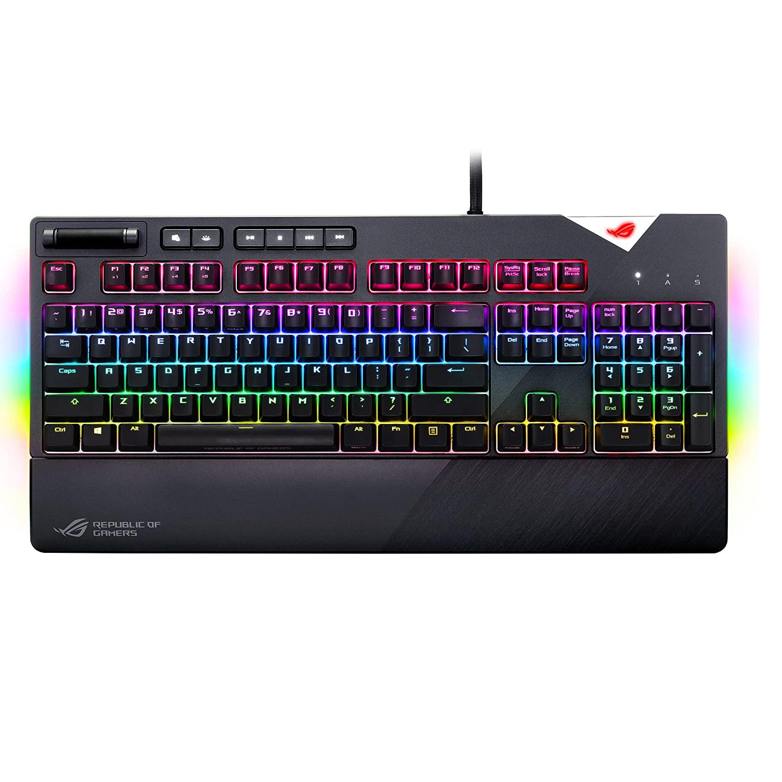 TEC0410 Teclado Mecanico Asus ROG Strix Flare Black - (90MP00M2-B0UA00)