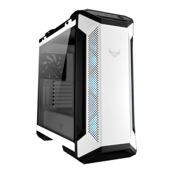 CASE ASUS TUF GAMING GT501 RGB - MID TOWER - TEMPERED GLASS - 3 FAN 120MM RGB - 1 FAN 140MM - WHITE