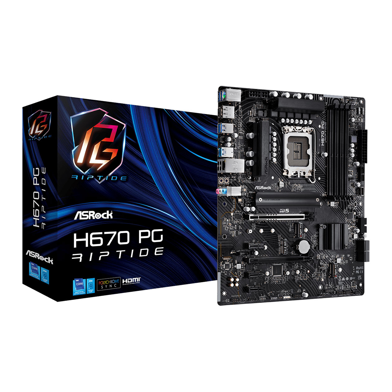 MAINBOARD-ASROCK-H670-PG-RIPTIDE-12TH-LGA-1700-DDR4-ATX-HDMIDP-90-MXBHC0-A0UAYZ_Placas-madre_8900_1.jpeg MAINBOARD ASROCK H670 PG RIPTIDE 12TH - LGA 1700 - DDR4 - ATX - HDMI/DP (90-MXBHC0-A0UAYZ)