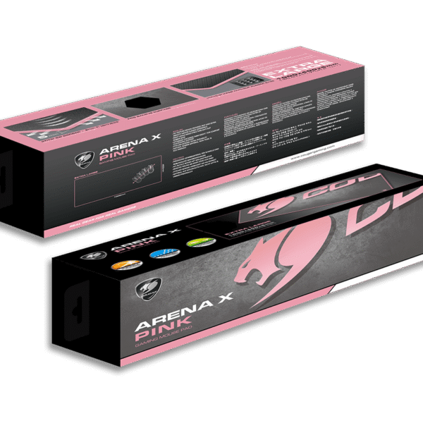 MOUSEPAD COUGAR ARENA X PINK - NATURAL RUBBER - 1000X400X5MM (3MARENAP.0001)