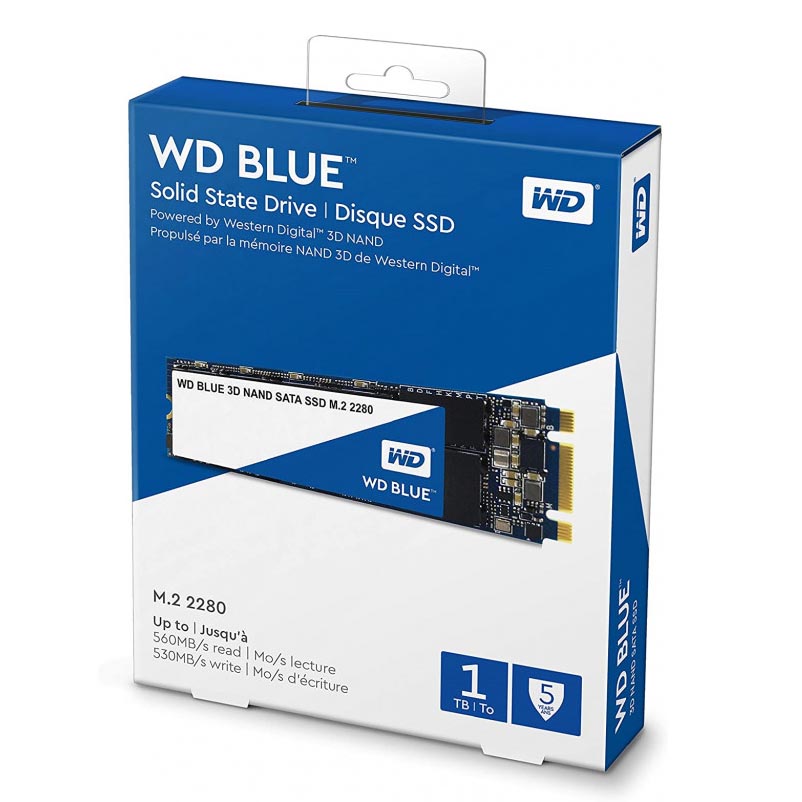 SSD0106 SSD WD Blue 1TB - M.2 2280 SATA 560MB/s (WDS100T2B0B)