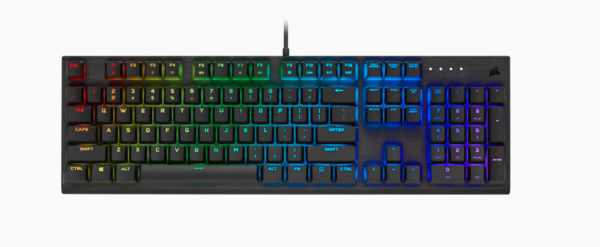 TECLADO CORSAIR MECANICO K60 RGB PRO - MX CHERRY VIOLA (CH-910D019-SP)