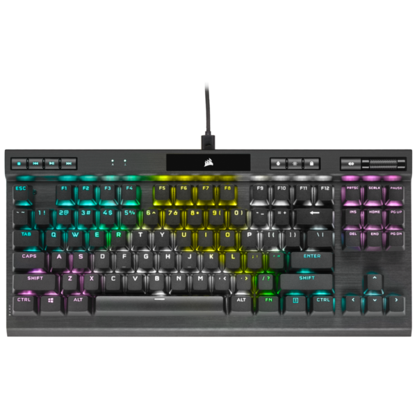 TECLADO MECANICO CORSAIR K70 RGB TKL CHAMPION SERIES - ICUE - CHERRY MX SPEED - PC/MAC/XBOX ONE (CH-9119014-NA)