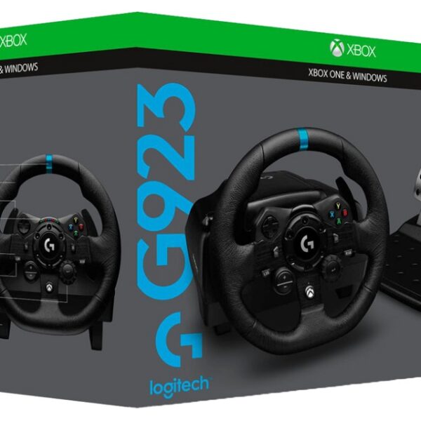 Volante Logitech G923 Trueforce, Para XBOX y PC