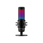 MICROFONO HYPERX QUADCAST S - RGB - SOPORTE ANTIVIBRACION - FILTRO POP INTERNO - USB - PARA PC/PS4 BLACK/GRAY (4P5P7AA)