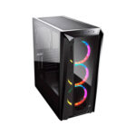 CASE COUGAR MX660-T L RGB - MID TOWER - TEMPERED GLASS - ATX - 3 FAN ARGB INCLUDED - BLACK (385BMS0.0005)