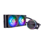 WATER COOLER COOLER MASTER MASTERLIQUID PL240 FLUX AM4 - RGB - LGA115X/1700 - 120MM - WITH CONTROLLER (MLY-D24M-A23PZ-R1)
