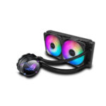 WATER COOLER ASUS ROG STRIX LC II 240 ARGB AURA SYNC - PWM/ DC - LGA 115X/1700/AM4/AM5 - BLACK (90RC00E1-M0AAY0)