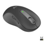 MOUSE LOGITECH M650 LARGE SIGNATURE - ZURDO - USB/BLUETOOTH - SILENT TOUCH - 4000DPI -BATERIA AA - 5 BOTONES - GRAFITO (910-006234)