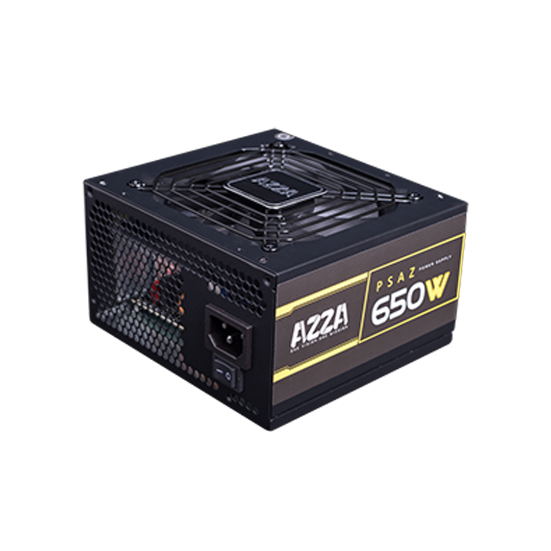 PSU0125 FUENTE DE PODER AZZA 650W RGB - 80 PLUS BRONZE (AZZA PSAZ-650W)