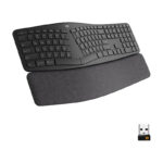 Teclado Logitech Ergo K860, Inalámbrico, Ergonómico, Black