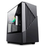 CASE GAMEMAX CONTAC TURBO COC - MID TOWER - ATX - TEMPERED GLASS - 1 FAN 120 ARGB INCLUDED - 1 FAN 140 ARGB - BLACK
