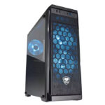 CASE COUGAR GAMER MX330-G - MID TOWER - TEMPERED GLASS - ATX - 1 FAN INCLUDED - BLACK (CGR-5NC1B-G)