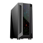 CASE ALTEK BLADE - MID TOWER - TEMPERED GLASS - ATX - 3 FAN RGB INCLUDED - BLACK