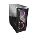 CASE COUGAR MX660-T RGB - MID TOWER - TEMPERED GLASS - ATX - 3 FAN 120MM ARGB INCLUDED - BLACK (385BMS0.0005)