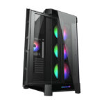 CASE COUGAR ARCHON 2 RGB - MID TOWER - ATX - 3 FAN 120MM ARGB - TEMPERED GLASS - BLACK (CGR-5CC5B-G-RGB)