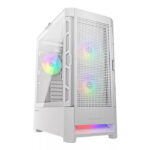 CASE COUGAR AIRFACE RGB - MID TOWER - ATX - TEMPERED GLASS - 1 FAN 120MM ARGB/2 FAN 140MM ARGB INCLUDED - WHITE (CGR-5ZD1W-AIR-RGB)