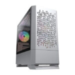 CASE COUGAR MG140 AIR RGB - MINI TOWER - MINI ITX - TEMPERED GLASS - 3 FAN 120MM ARGB INCLUDED - WHITE (385JM80.0001)