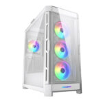 CASE COUGAR DUOFACE PRO RGB - MID TOWER - ATX - TEMPERED GLASS - 4 FAN 120MM ARGB INCLUDED - WHITE