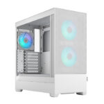 CASE FRACTAL DESING POP AIR - TEMPERED GLASS - MID TOWER - ATX - 3 FAN 120MM RGB - AIR FLOW - WHITE (FD-C-POR1A-01)