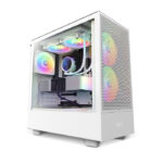 CASE NZXT H5 FLOW - ATX - MID TOWER - 2 FAN 120MM - WHITE/BLACK (CC-H51FW-01)