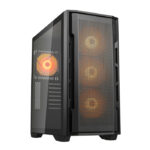 CASE COUGAR UNIFACE RGB - MID TOWER - TEMPERED GLASS - ATX - 4 FAN 120MM ARGB - BLACK (CGR-5C78B-RGB)