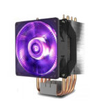 AIR COOLER COOLER MASTER H410R RGB LGA 115X/1700 - AM4/AM5 - 4 - PIN PWM - BLACK (RR-H410-20PC-R1)