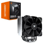 AIR COOLER COUGAR FORZA 85 ESSENTIAL - 1 FAN 120MM - 4 PIN PWM - 2000 ± RPM - SUPORT LGA 115X/1700/AM4/AM5