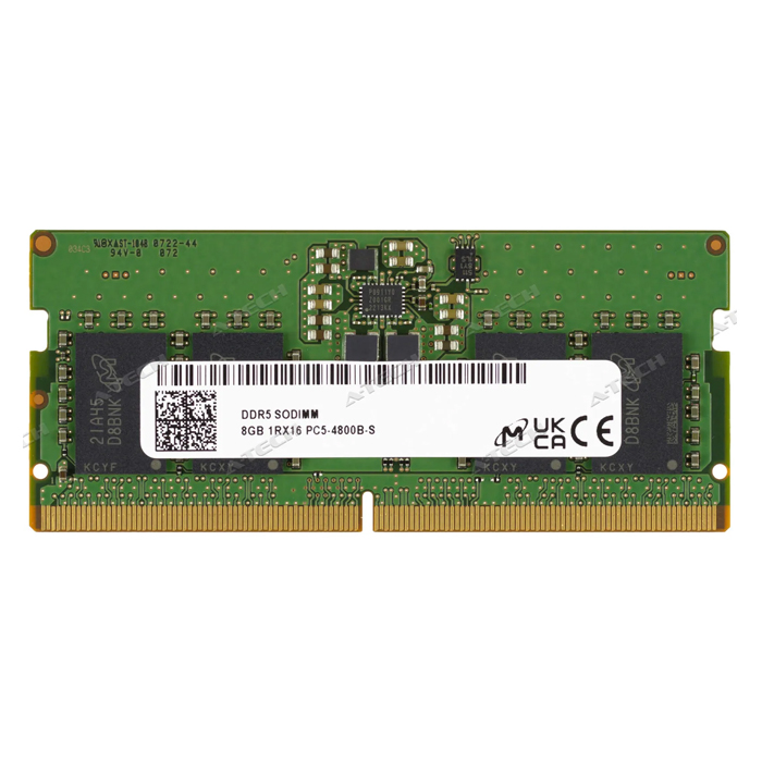 RAM0385-0 Ram Micron OEM 8GB DDR5 4800 So-Dimm (MTC4C10163S1SC48BA1)