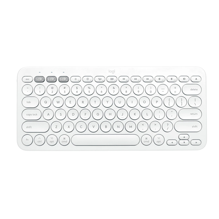 TEC0372-0 Teclado Logitech K380, Inalámbrico, Multimedia, White