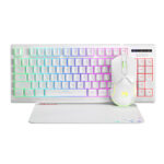 COMBO 3 EN 1 CM310 TECLADO Y MOUSE RGB + MOUSEPAD - USB 2.0 - WHITE