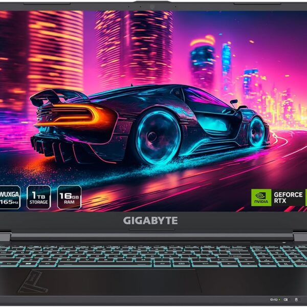 NOTEBOOK GIGABYTE G6 MF-H2US854KH i7-13620H - 16GB DDR5 - 1TB SSD M.2 - GEFORCE RTX-4050 6GB - 16" WUXGA 165HZ - WIN 11 HOME