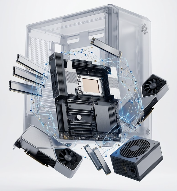ia-ws IA Workstation AMD ThreadRipper + Dual GeForce RTX 5090 + 128GB RAM DDR5 - Imagen 1